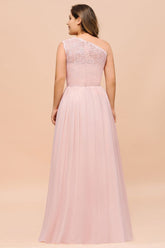 Plus Size Sleeveless aline Bridesmaid Dress Long Side Split Wedding Party Dress